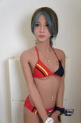 WM Dolls 166cm C-cup AI Female Long Straight Tpe Silicone Love Sex Doll Robot for Adult Men by Automatic Woman